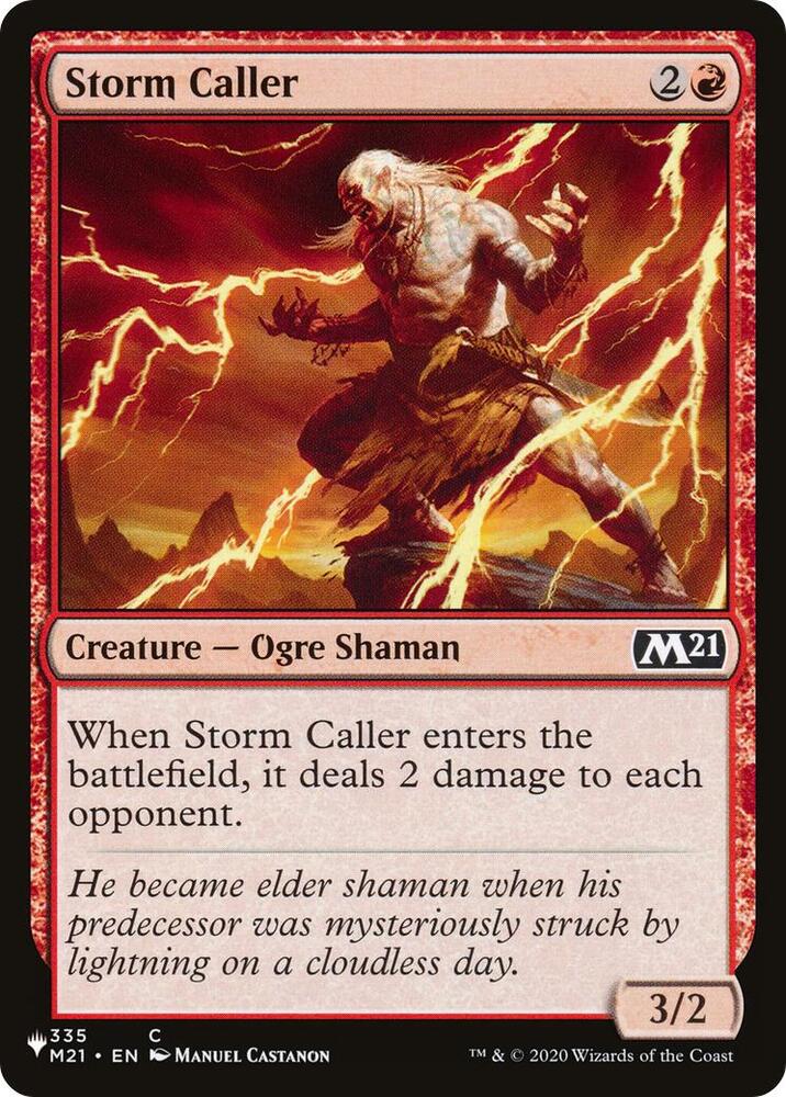 Storm Caller - The List