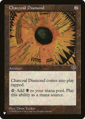 Charcoal Diamond - The List