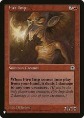 Fire Imp - The List