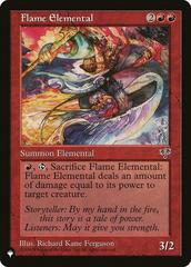 Flame Elemental - The List