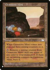 Gemstone Mine (WTH) - The List