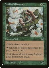 Wall of Blossoms - The List