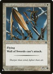 Wall of Swords - The List