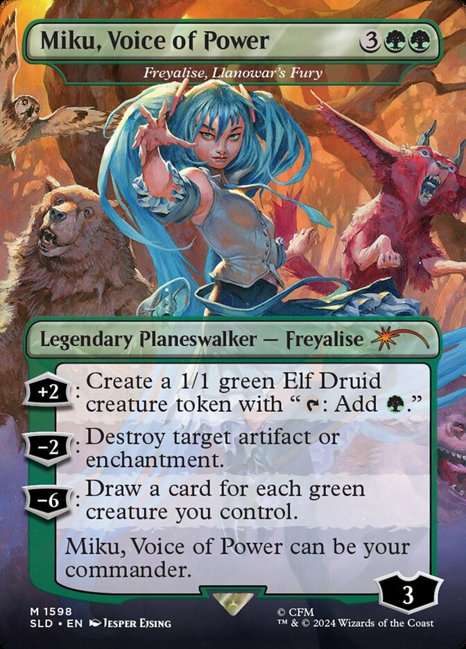 Miku, Voice of Power - Freyalise, Llanowars Fury