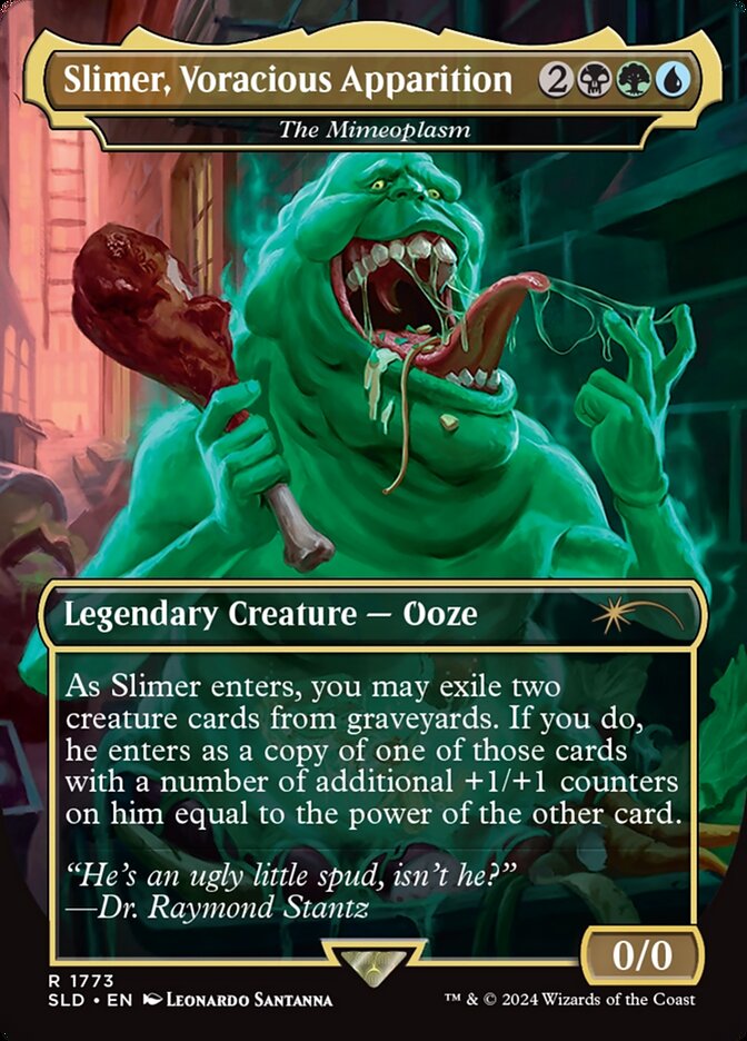 Slimer, Voracious Apparition - The Mimeoplasm - Rainbow Foil
