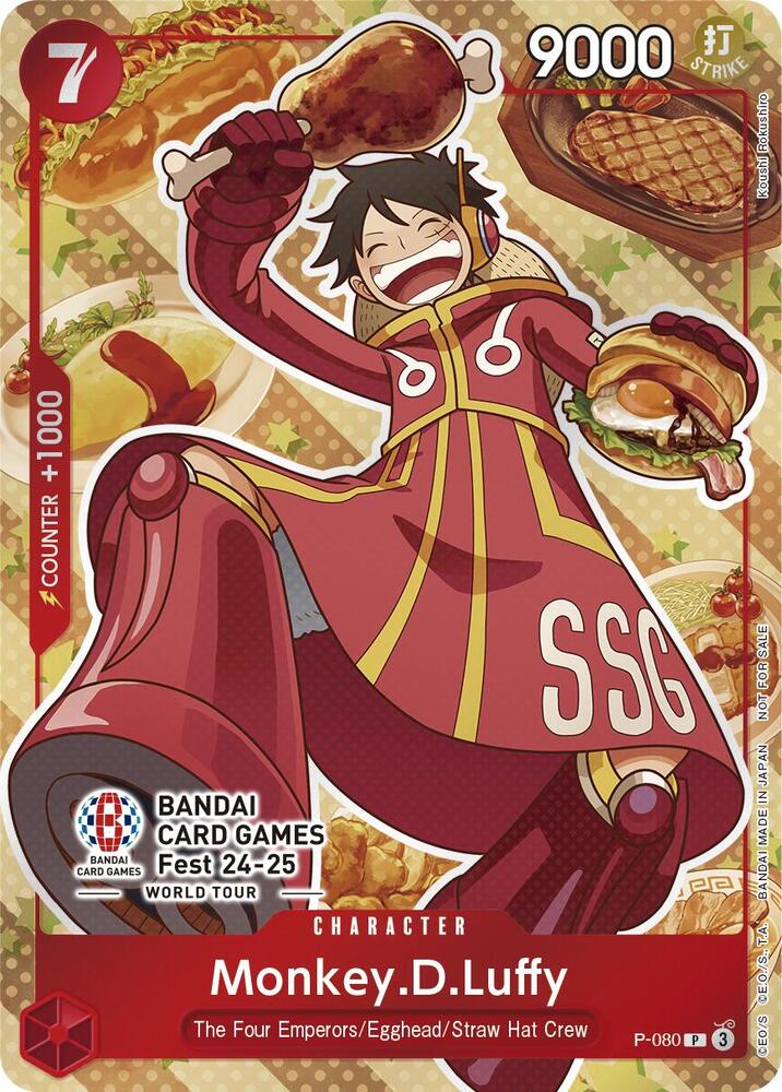 Monkey.D.Luffy - P-080 - P (Bandai Card Games Fest 24-25)