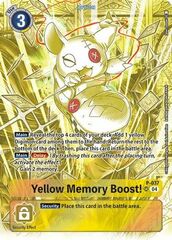 Yellow Memory Boost! - P-037 - SR (Starter Deck 19 Exclusive)