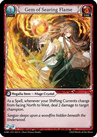 Gem of Searing Flame - 024 - R - Foil