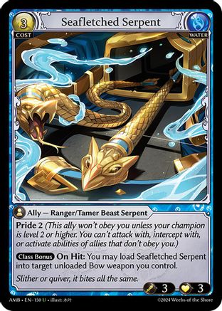 Seafletched Serpent - 150 - U - Foil