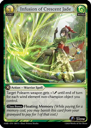 Infusion of Crescent Jade - 180 - R