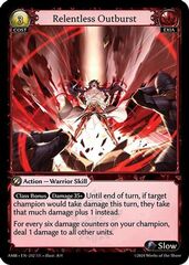 Relentless Outburst - 212 - SR - Foil