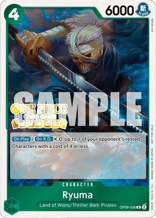 Ryuma (Judge Pack Vol. 4) - OP06-036 - R - Foil