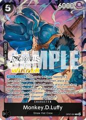 Monkey.D.Luffy (091) (Online Regional 2024 Vol. 3) [Winner] - OP07-091 - R - Foil