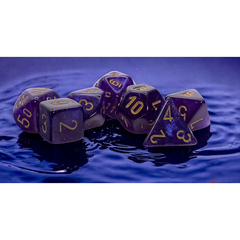 22587 7-Die Set Mega-Hedrals Borealis Luminary: Royal Purple/Gold