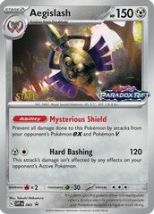 Aegislash - SVP060 - SVP Black Star Promos (Prerelease) (Staff)