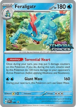 Feraligatr - SVP089 - SVP Black Star Promos (Prerelease)