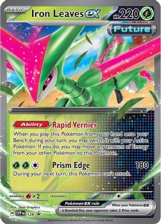 128 142 pokemon card Terapagos ex 128/142 Double Rare RarityDouble Rare Hit Points230 HP Colorless Terapagos EX 128/142 Pokemon Play!