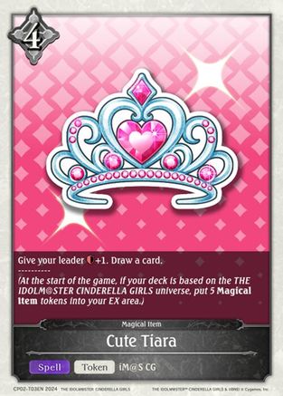 Cute Tiara - CP02-T03EN - T