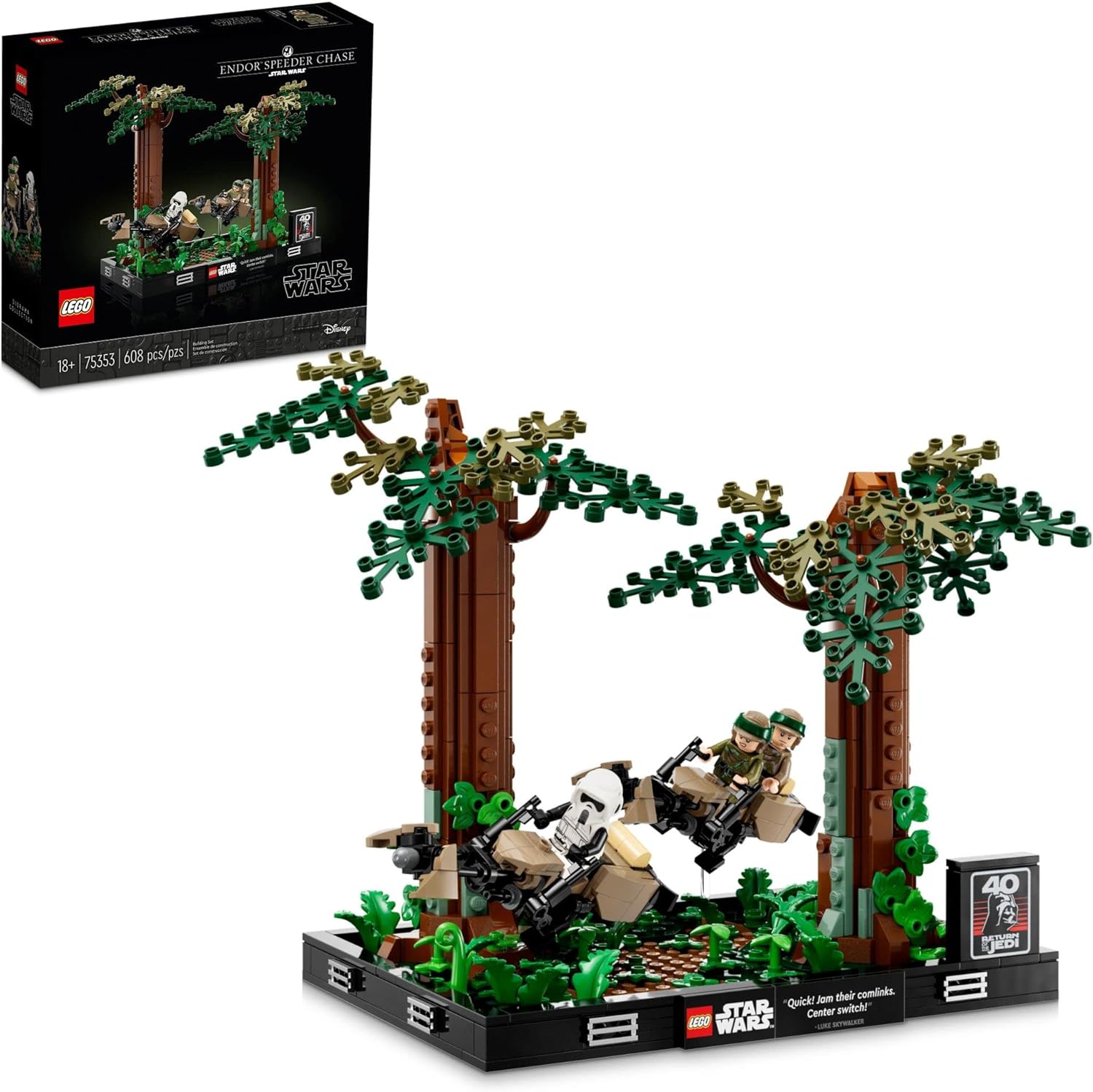 LEGO - Endor Speeder Chase Diorama
