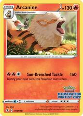 Arcanine - SWSH304 - SWSH Black Star Promos (Illustration Contest 2022) - Holo