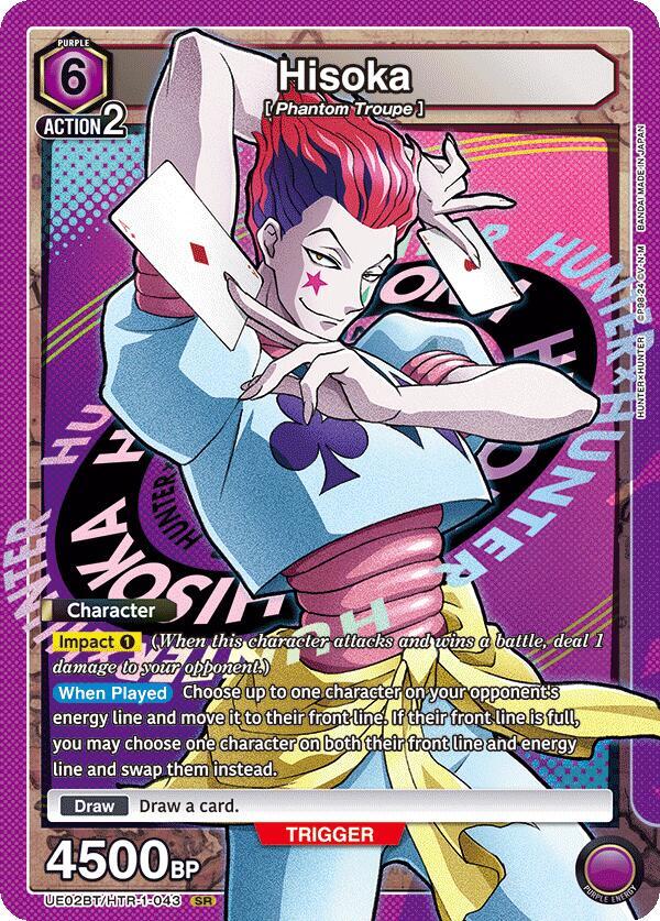 Hisoka - UE02BT/HTR-1-043 - Super Rare - Foil
