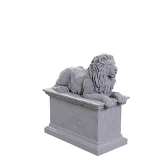 Wizkids Deep Cuts Miniatures: Unpainted Minis- Wave 24- Stone Lion/Animated Stone Lion