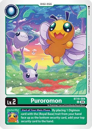 Puroromon - BT18-004 - U