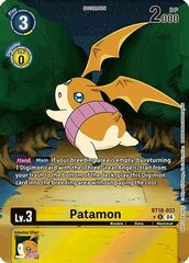 Patamon - BT18-033 - R (Release Special Booster 2.0: Box Promotion Pack) - Foil