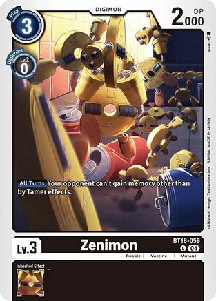 Zenimon - BT18-059 - C