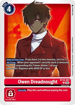 Owen Dreadnought - BT18-087 - U