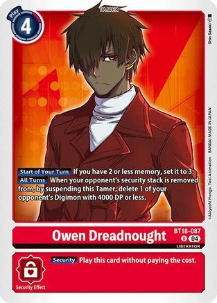 Owen Dreadnought - BT18-087 - U