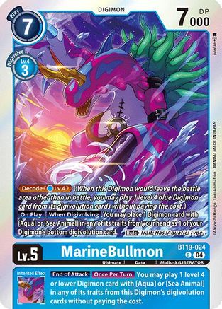 MarineBullmon - BT19-024 - R - Foil