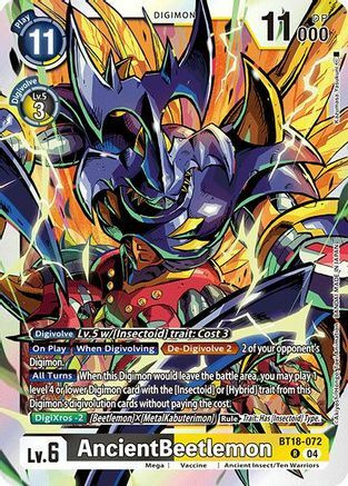 AncientBeetlemon - BT18-072 - R - Foil