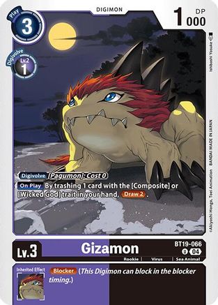 Gizamon - BT19-066 - U