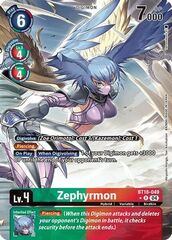 Zephyrmon - BT18-049 - R - Foil - Alternative Art