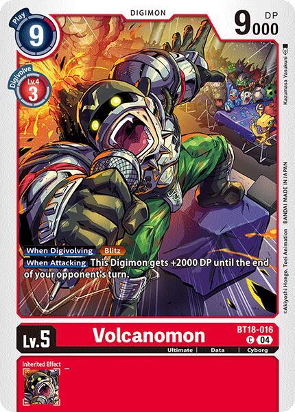 Volcanomon - BT18-016 - C