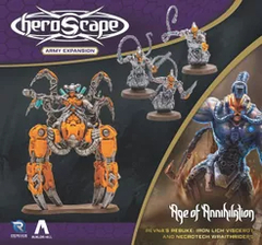 Heroscape: Revna's Rebuke - Iron Lich Viscerot and Necrotech Wraithriders Expansion