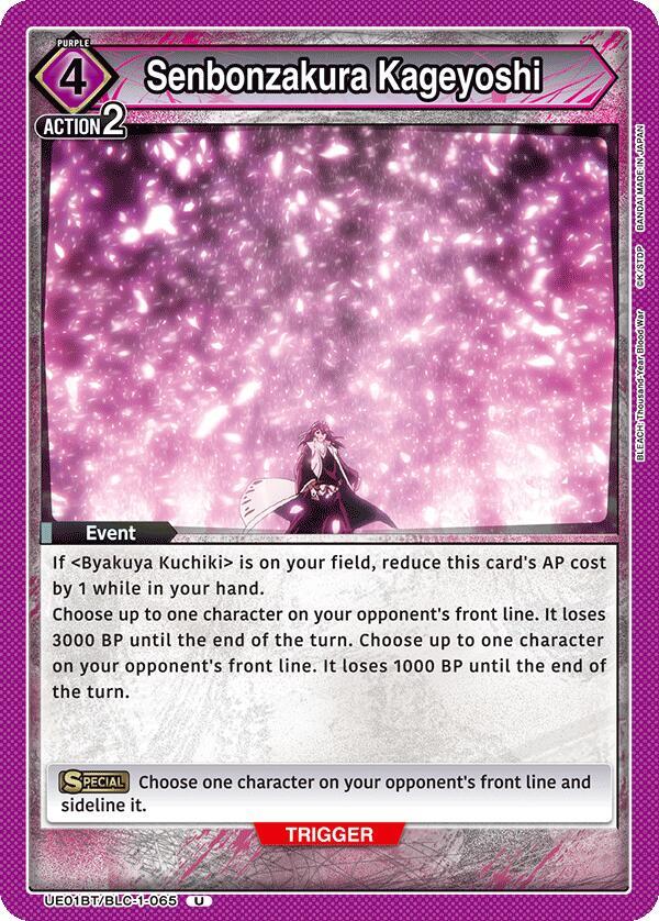 Senbonzakura Kageyoshi - UE01BT/BLC-1-065 - Uncommon