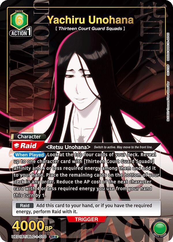 Yachiru Unohana - UE01BT/BLC-1-070 - Super Rare 1-Star - Foil