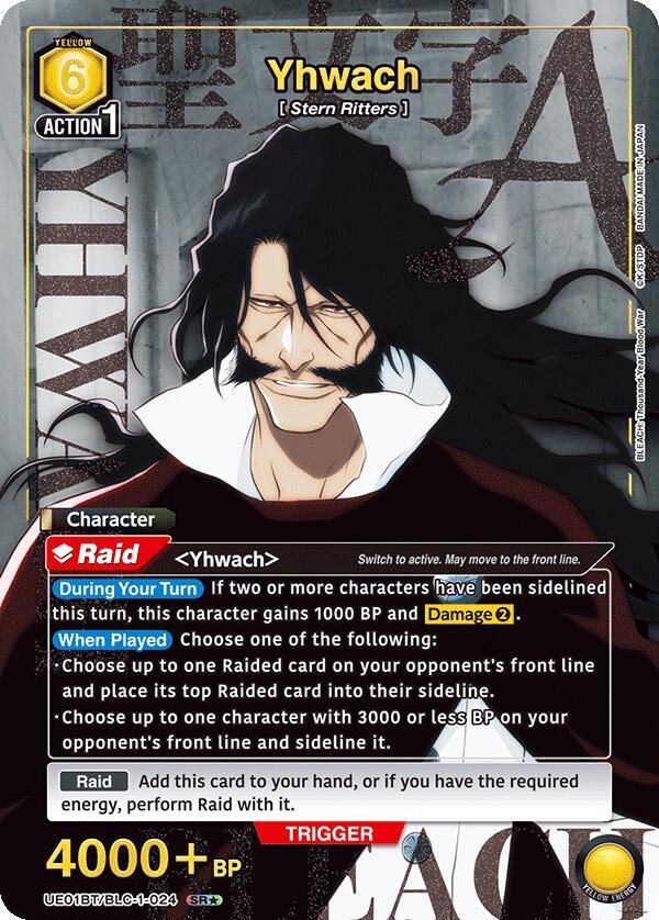 Yhwach - UE01BT/BLC-1-024 - Super Rare 1-Star - Foil