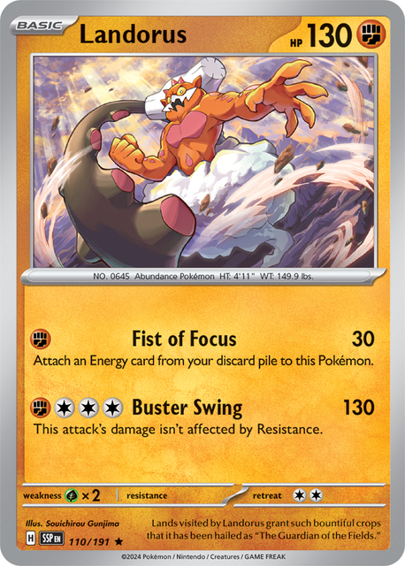 Landorus - 110/191 - Rare - Reverse Holo