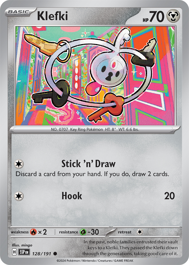 Klefki - 128/191 - Common - Reverse Holo