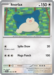 Snorlax - 144/191 - Common - Reverse Holo