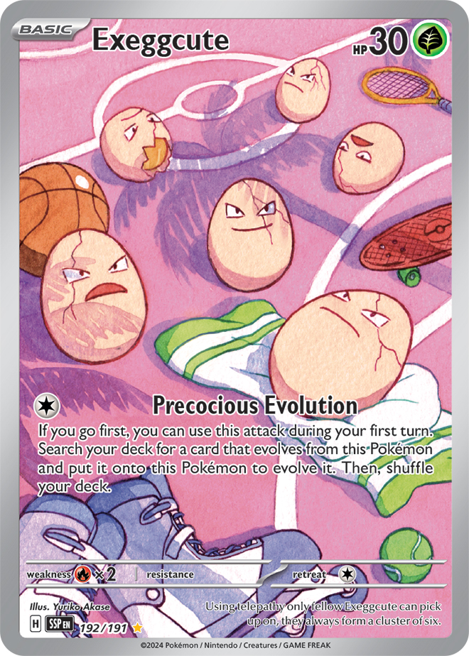 Exeggcute - 192/191 - Illustration Rare