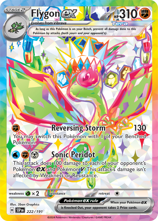 Flygon ex - 222/191 - Ultra Rare