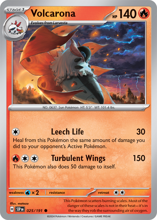 Volcarona - 025/191 - Common