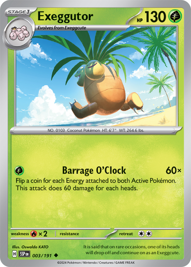 Exeggutor - 003/191 - Uncommon