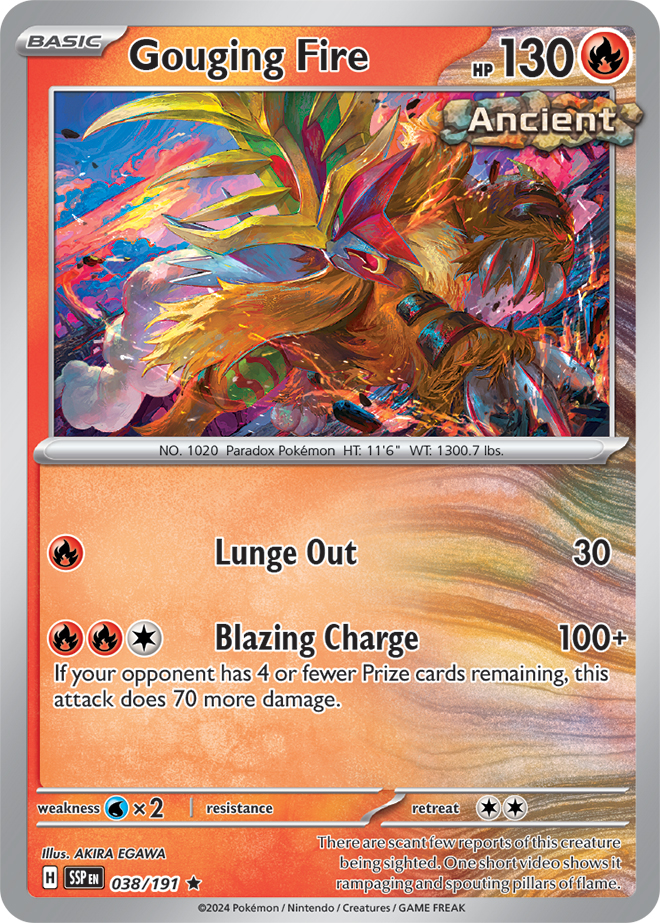 Gouging Fire - 038/191 - Holo Rare