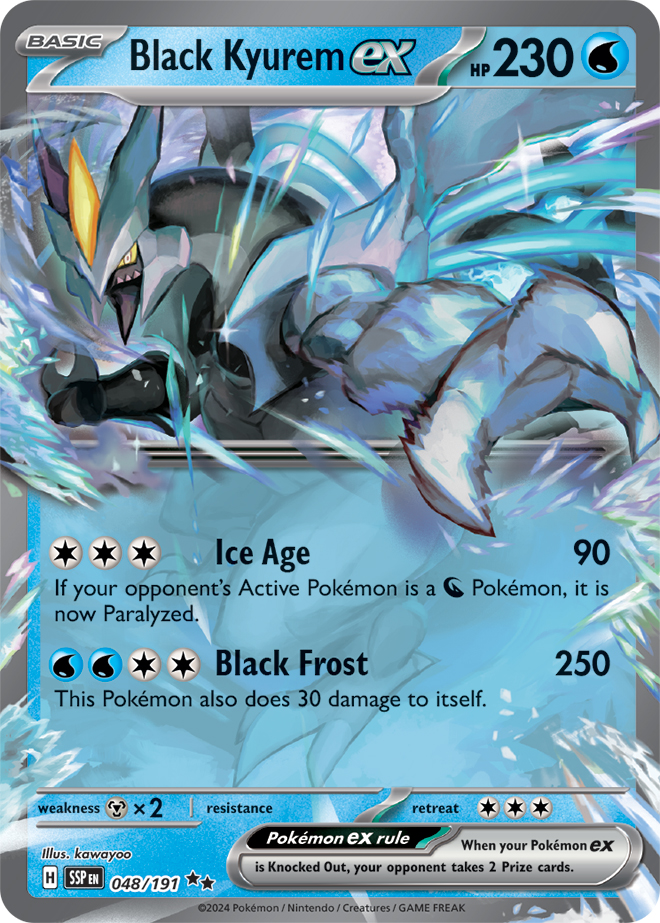 Black Kyurem ex - 048/191 - Double Rare