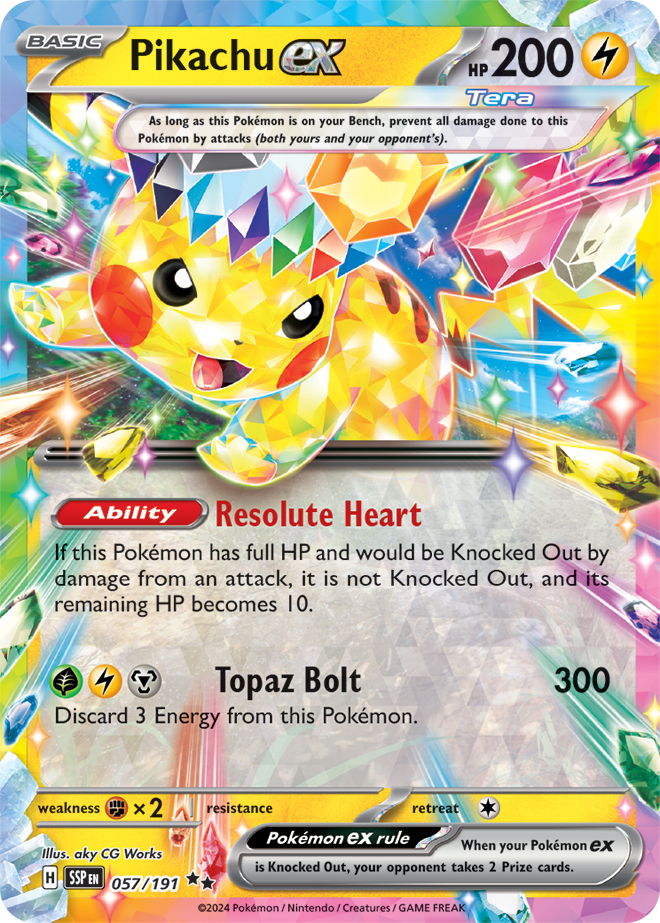 Pikachu ex - 057/191 - Double Rare